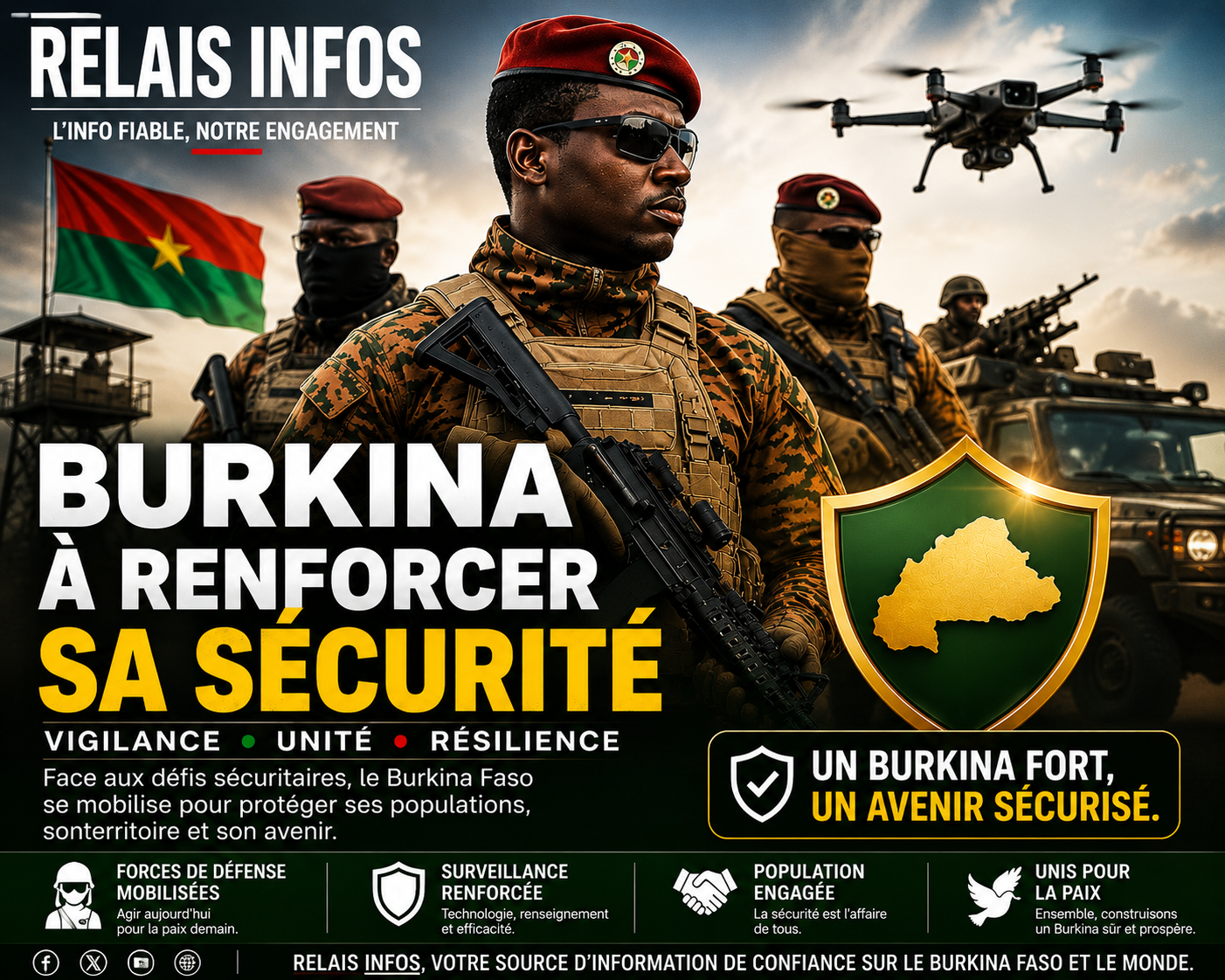 Burkina Faso : la transition intensifie les efforts pour sécuriser le territoire